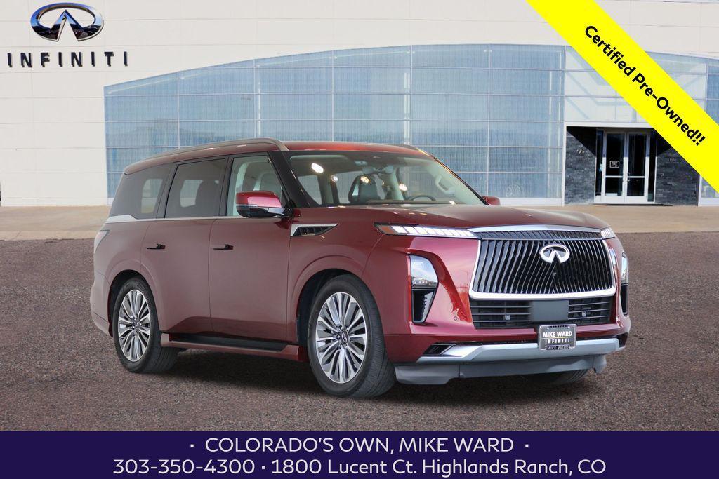 used 2025 INFINITI QX80 car, priced at $74,399