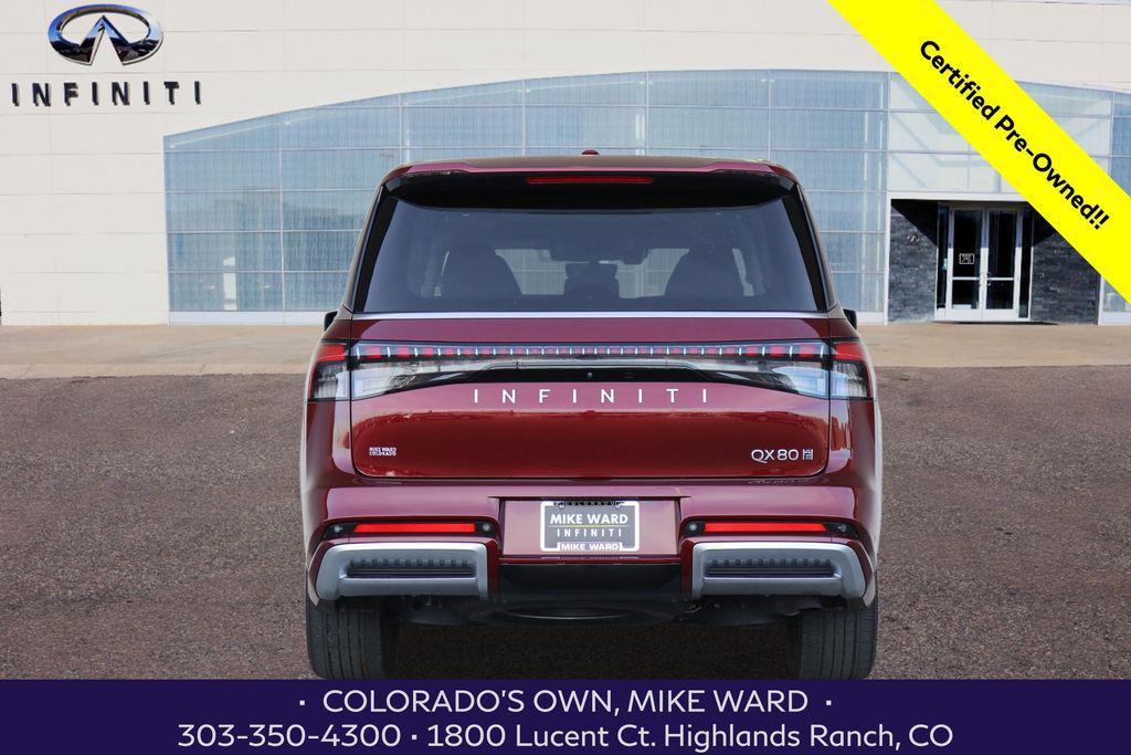 used 2025 INFINITI QX80 car, priced at $74,399