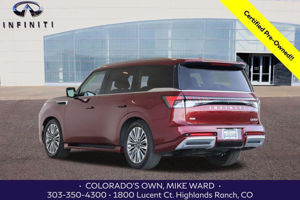 used 2025 INFINITI QX80 car, priced at $74,399