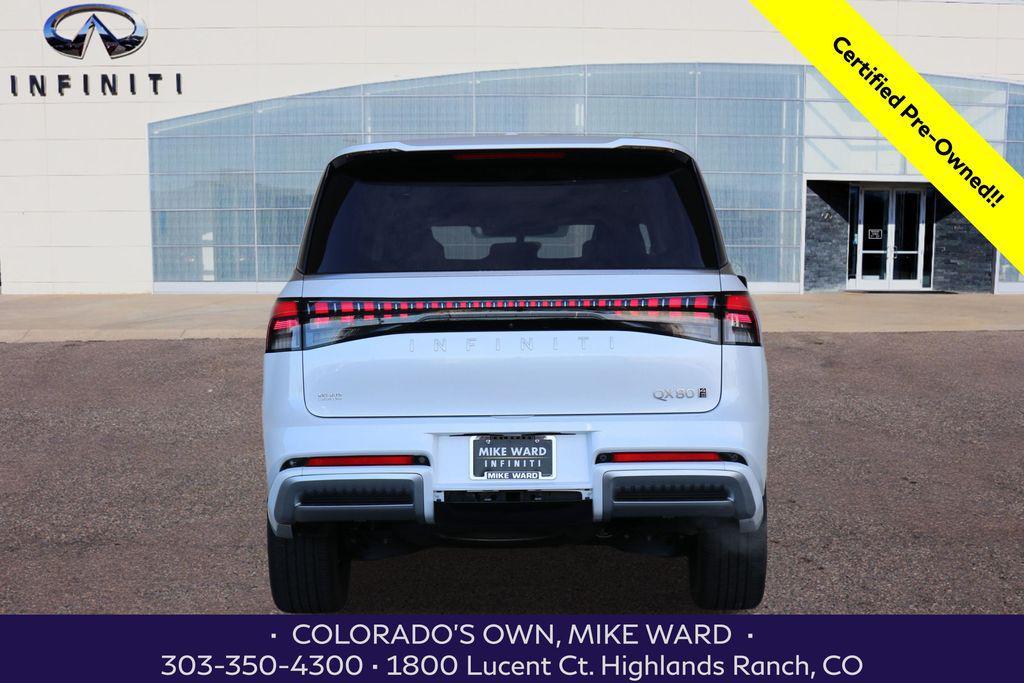 used 2025 INFINITI QX80 car, priced at $74,599