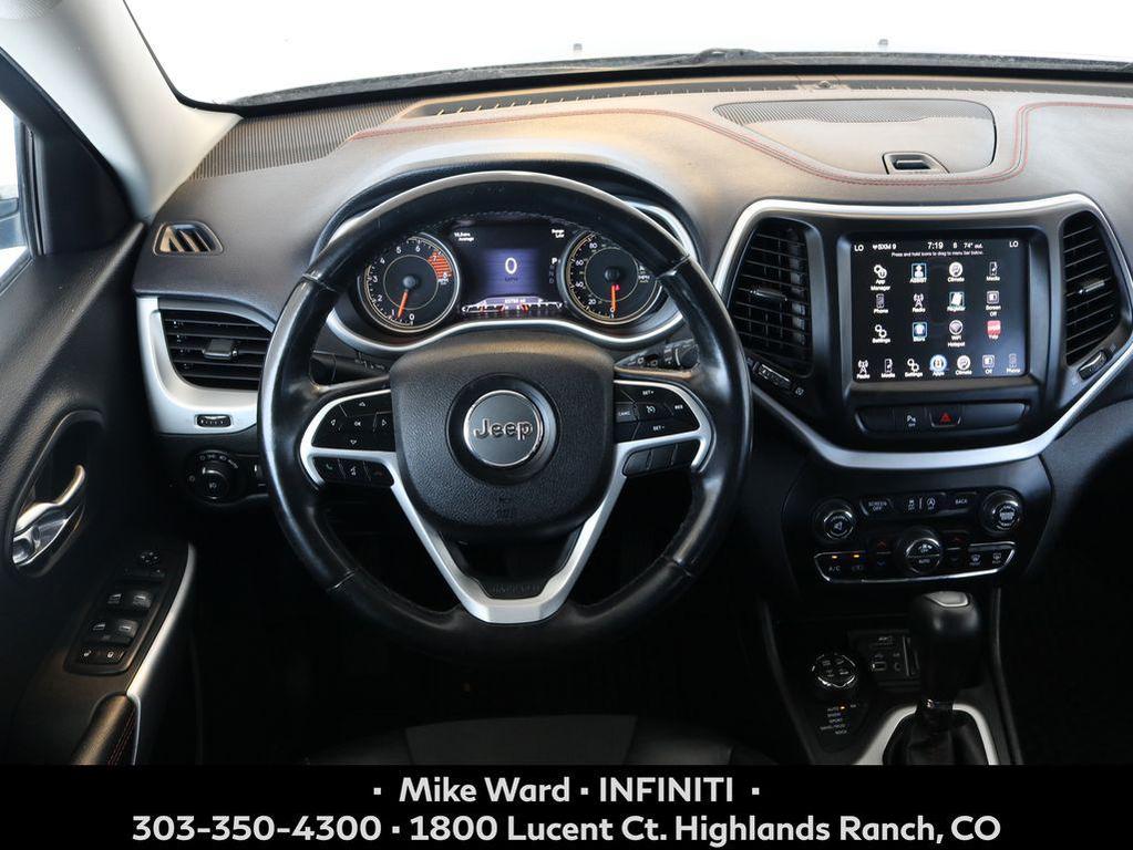 used 2018 Jeep Cherokee car, priced at $16,289