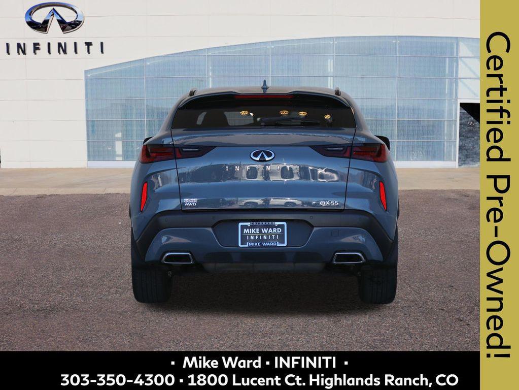used 2025 INFINITI QX55 car, priced at $36,500