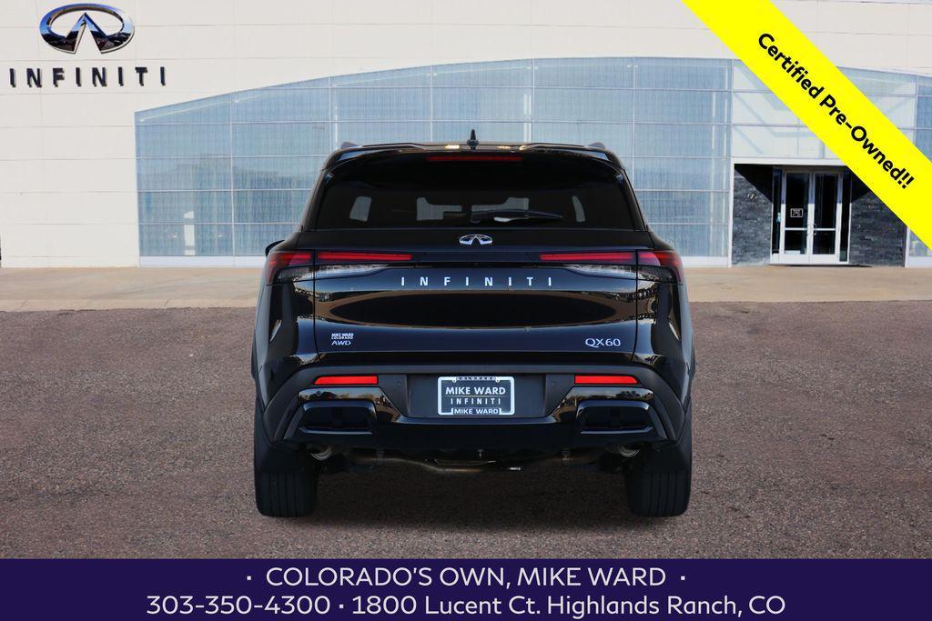 used 2025 INFINITI QX60 car, priced at $44,999