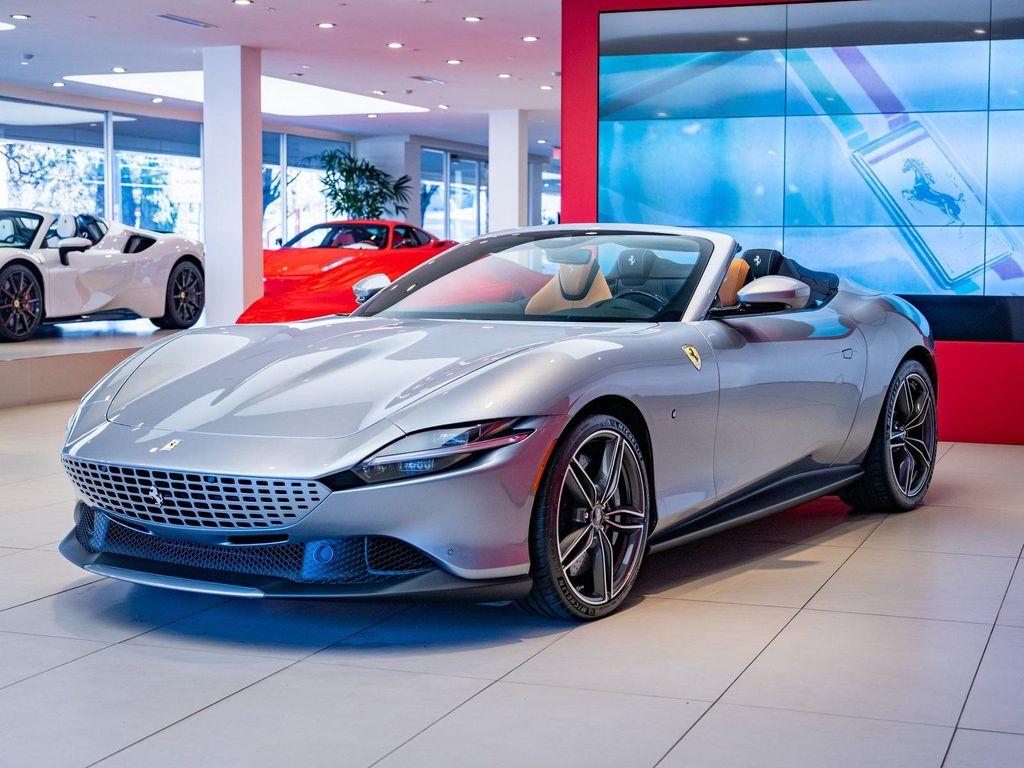 used 2024 Ferrari Roma Spider car, priced at $303,899