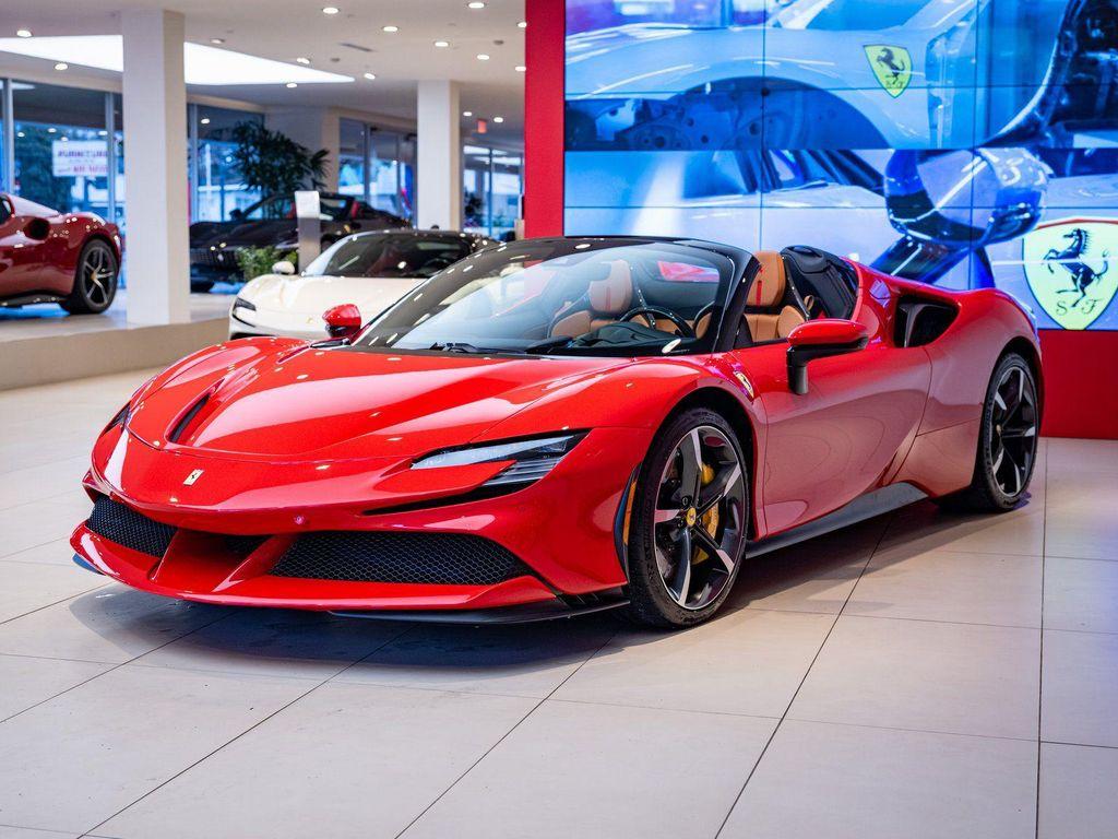 used 2025 Ferrari SF90 Spider car, priced at $599,990
