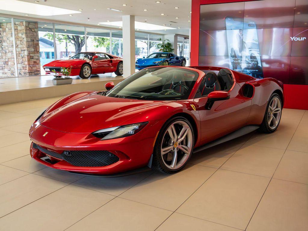 used 2024 Ferrari 296 GTS car, priced at $429,990