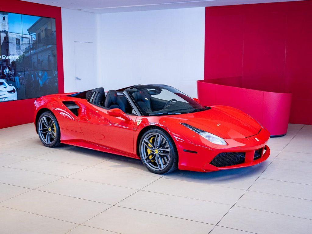 used 2019 Ferrari 488 Spider car, priced at $337,891
