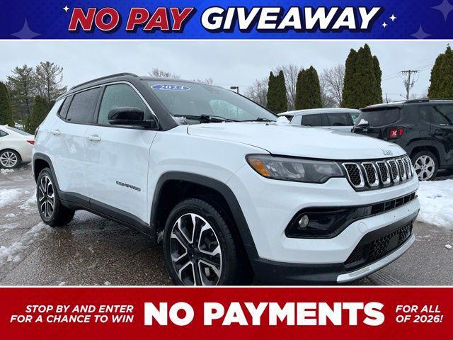 used 2024 Jeep Compass car, priced at $23,998