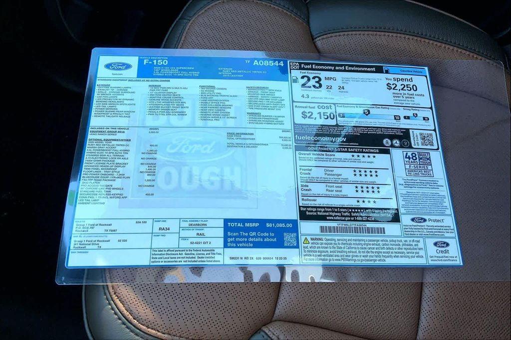 new 2026 Ford F-150 car, priced at $76,907