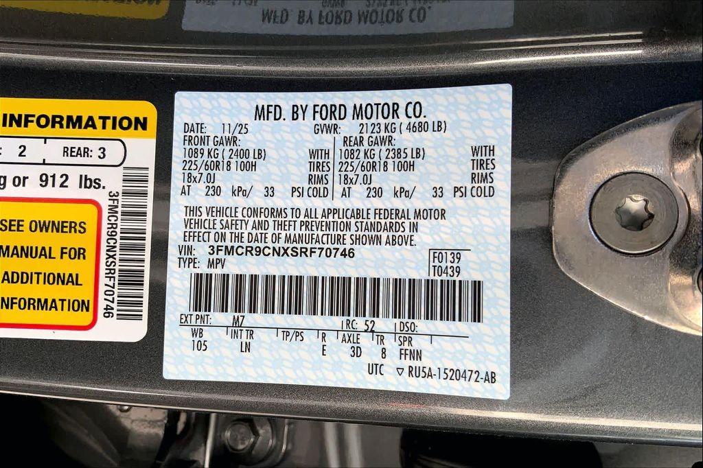 new 2025 Ford Bronco Sport car, priced at $36,268