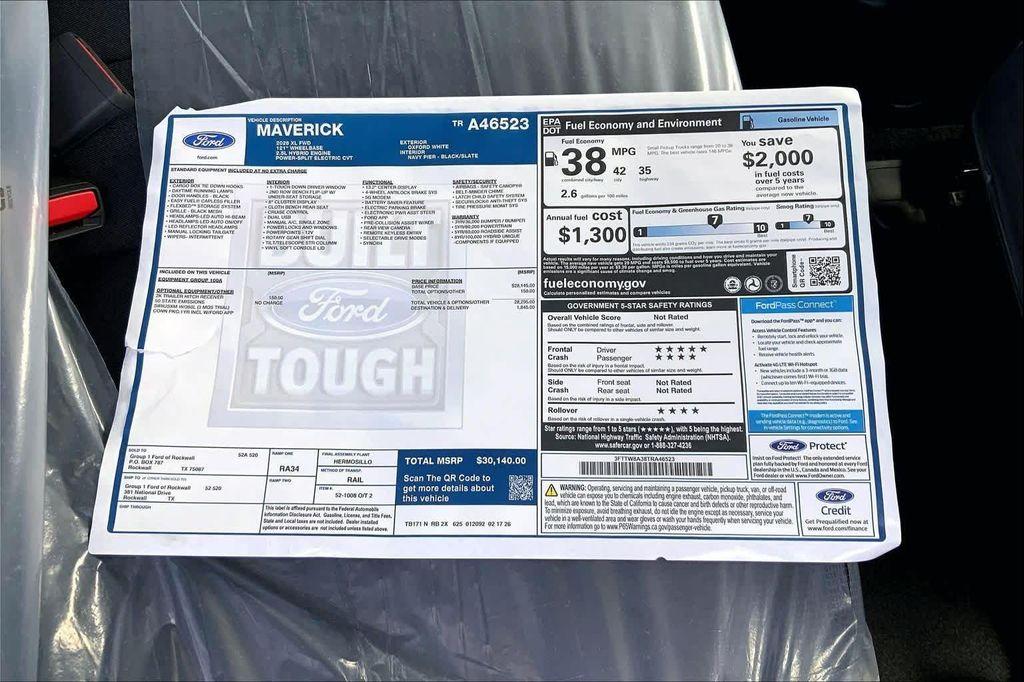 new 2026 Ford Maverick car, priced at $30,018