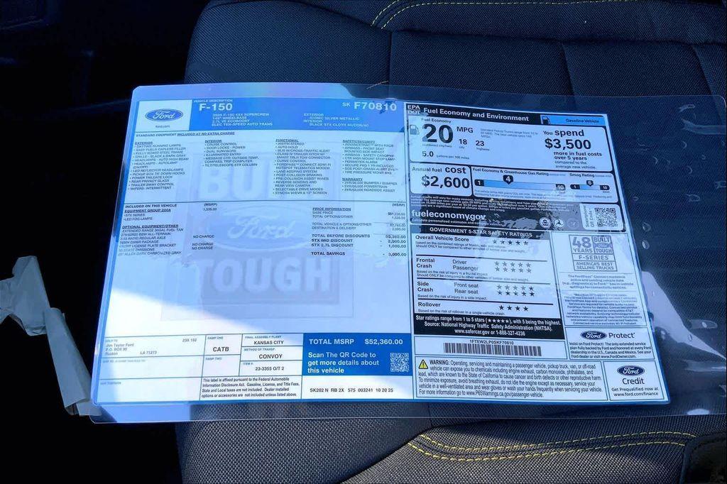 new 2025 Ford F-150 car, priced at $48,815