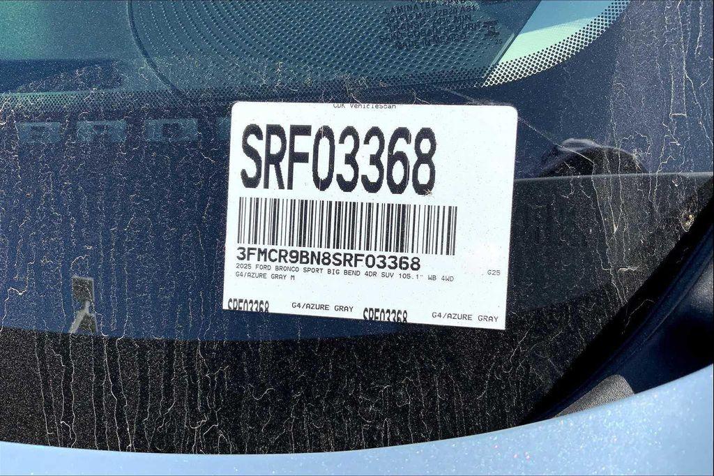 new 2025 Ford Bronco Sport car, priced at $33,992