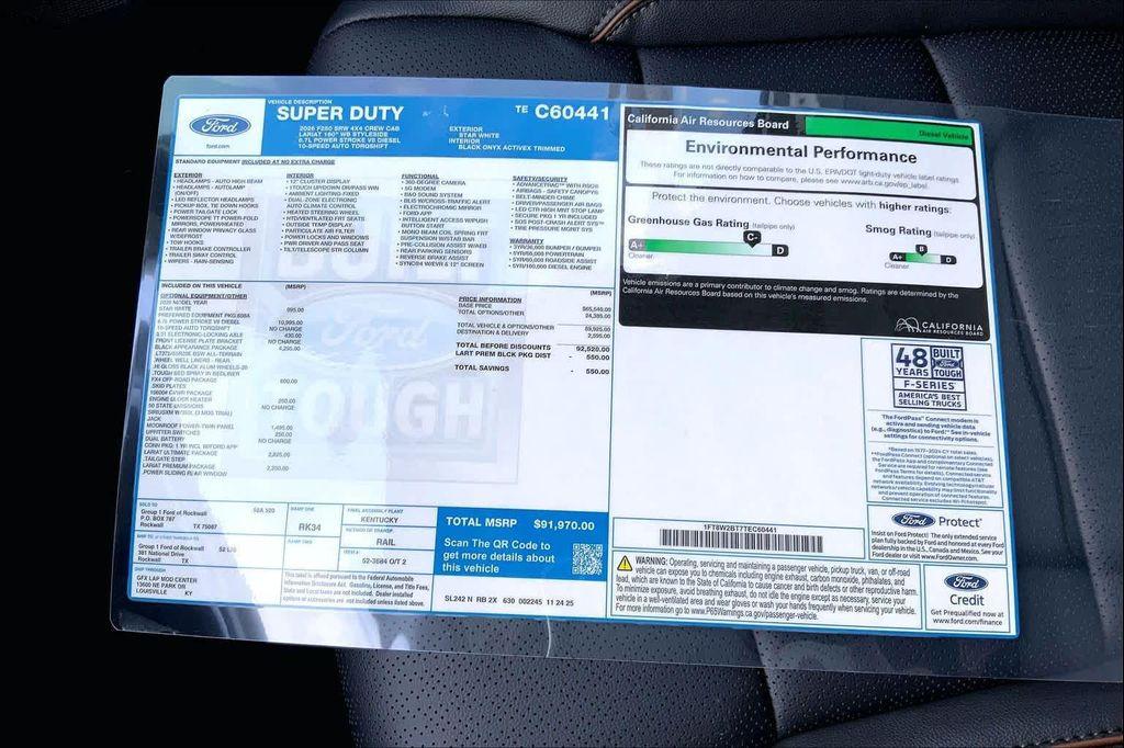 new 2026 Ford F-250 car, priced at $84,720