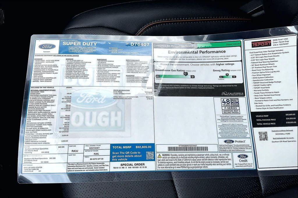 new 2026 Ford F-250 car, priced at $127,080