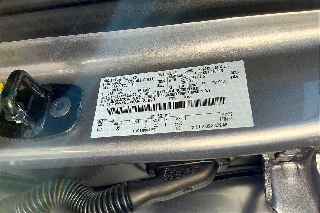 new 2025 Ford F-150 Lightning car, priced at $67,825