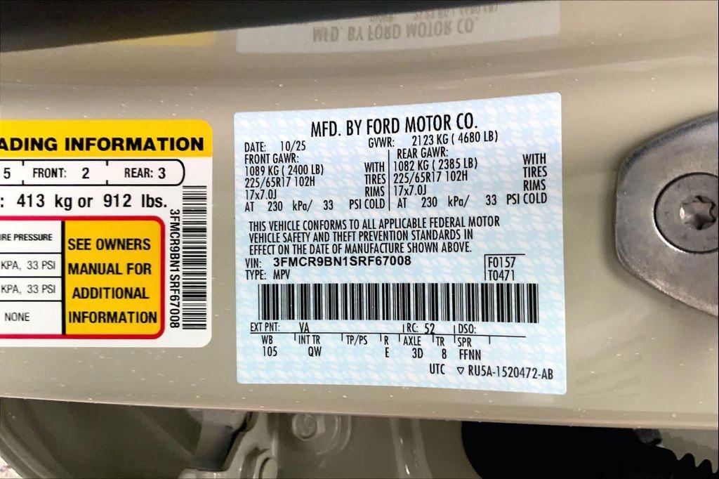 new 2025 Ford Bronco Sport car, priced at $32,129