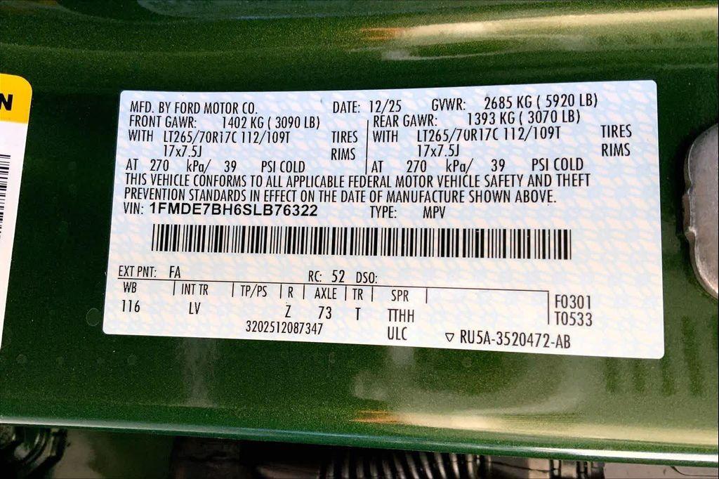 new 2025 Ford Bronco car, priced at $44,409