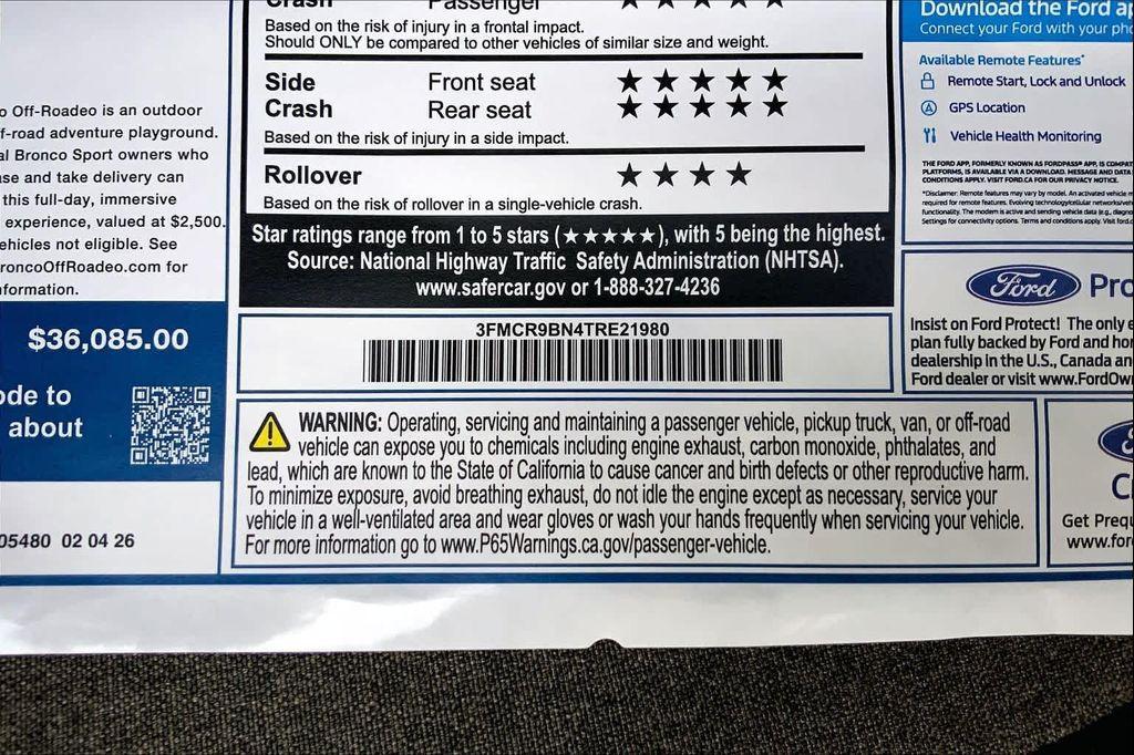 new 2026 Ford Bronco Sport car, priced at $36,085