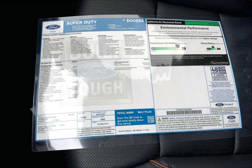 new 2026 Ford F-250 car, priced at $81,432