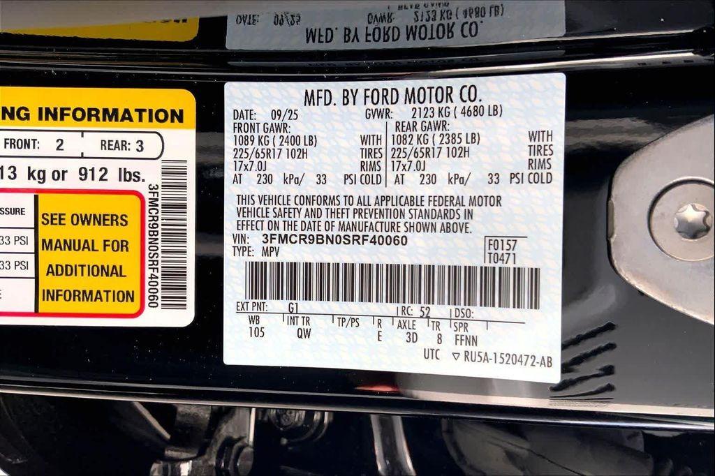 new 2025 Ford Bronco Sport car, priced at $29,996