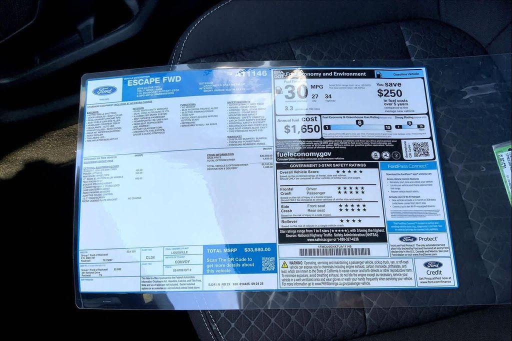 new 2026 Ford Escape car, priced at $32,218