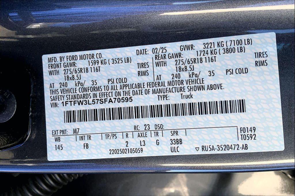 new 2025 Ford F-150 car, priced at $73,311