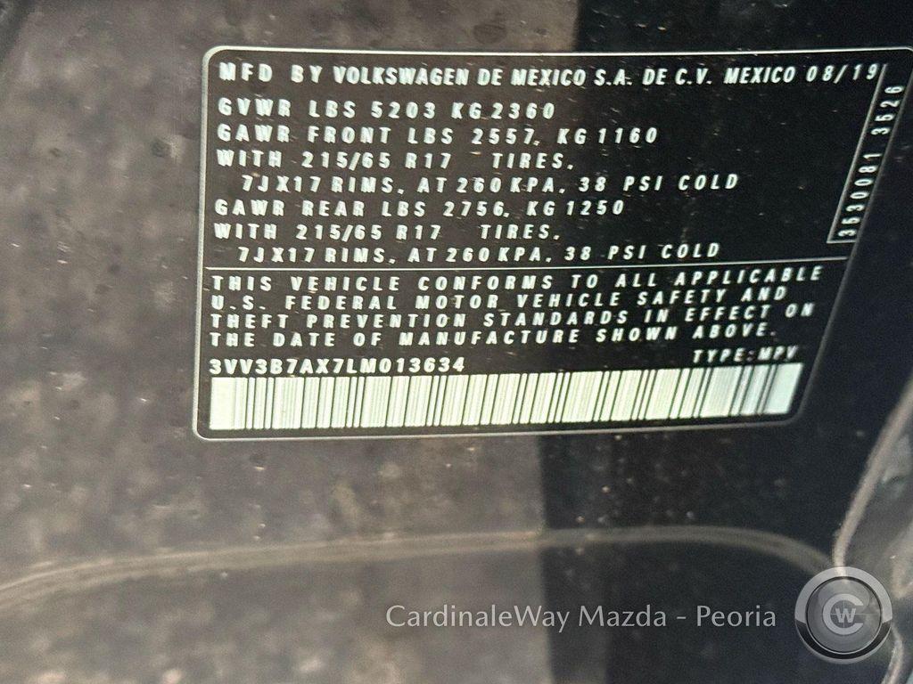 used 2020 Volkswagen Tiguan car, priced at $13,473