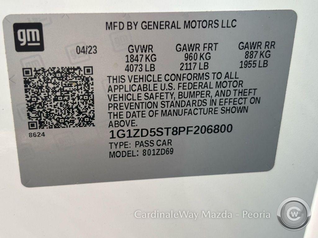 used 2023 Chevrolet Malibu car, priced at $15,998