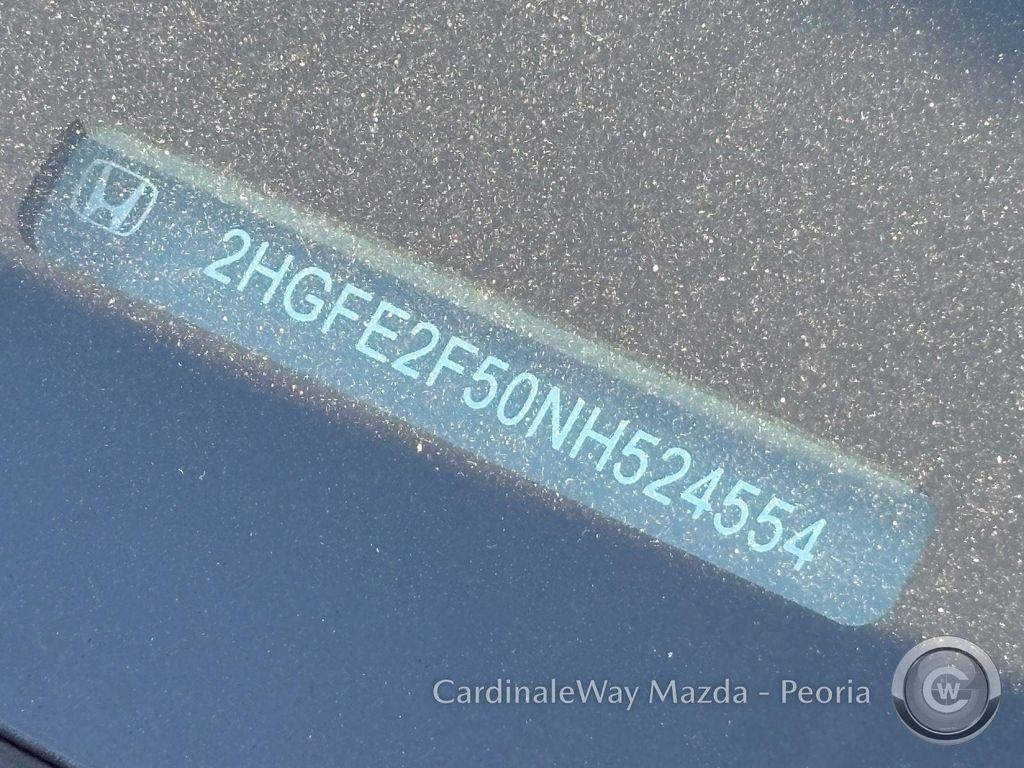 used 2022 Honda Civic car, priced at $21,798