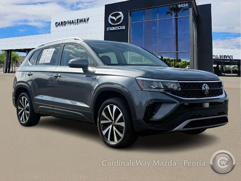 used 2024 Volkswagen Taos car, priced at $20,354