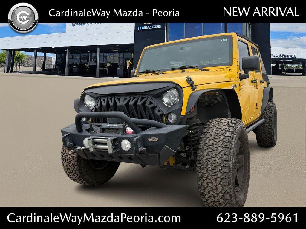 used 2015 Jeep Wrangler Unlimited car, priced at $18,086