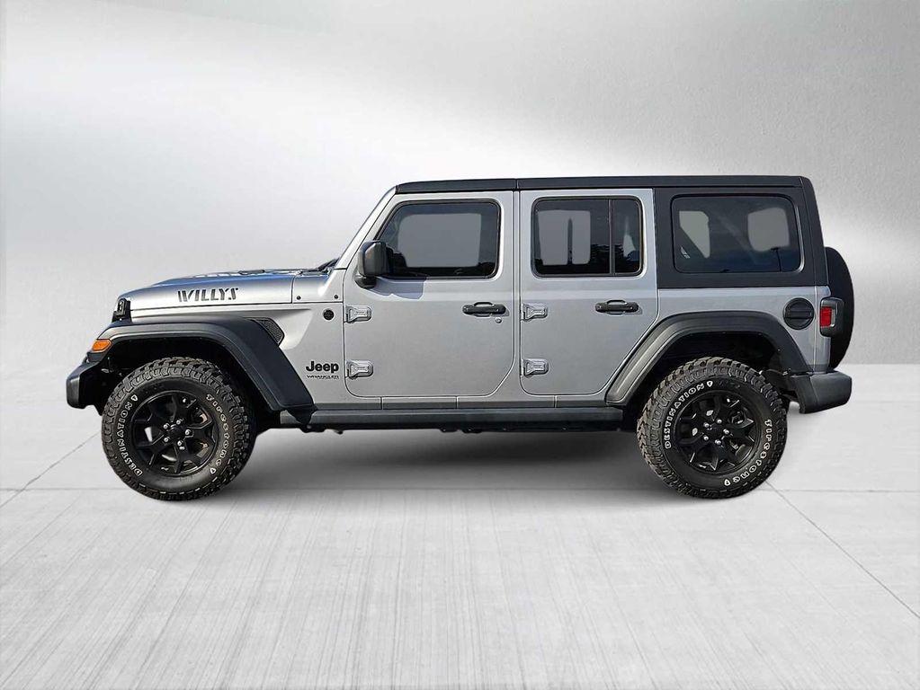used 2021 Jeep Wrangler Unlimited car, priced at $26,500