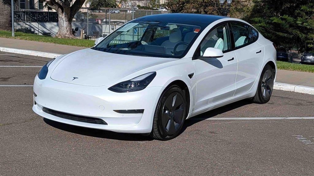 used 2022 Tesla Model 3 car, priced at $23,497