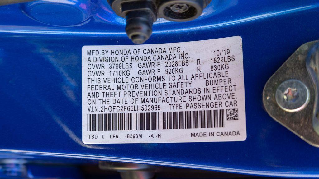 used 2020 Honda Civic car, priced at $17,495