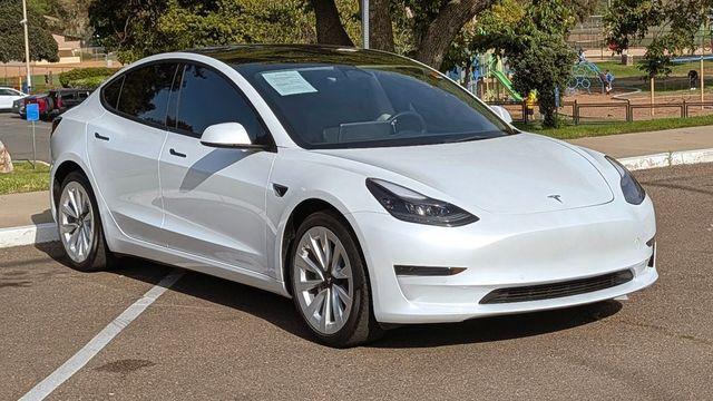 used 2022 Tesla Model 3 car, priced at $25,995