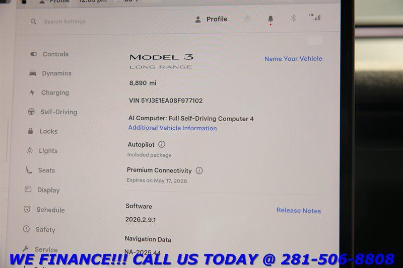 used 2025 Tesla Model 3 car, priced at $39,995