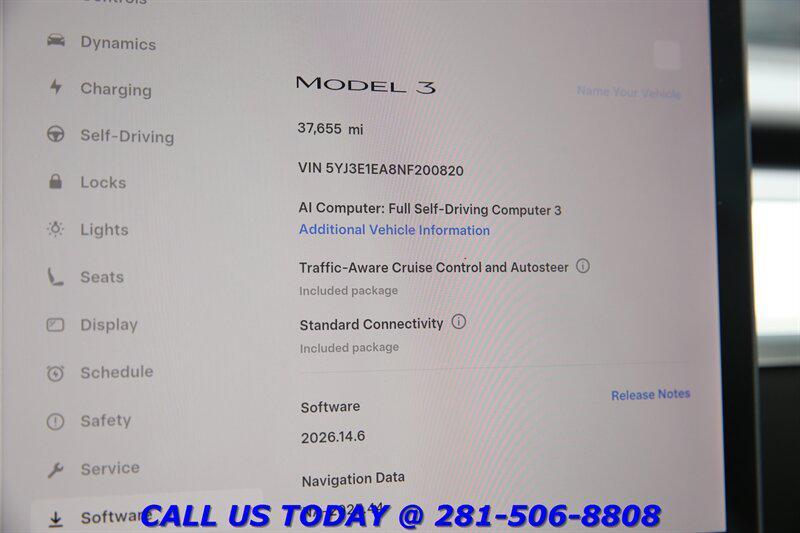 used 2022 Tesla Model 3 car, priced at $26,220