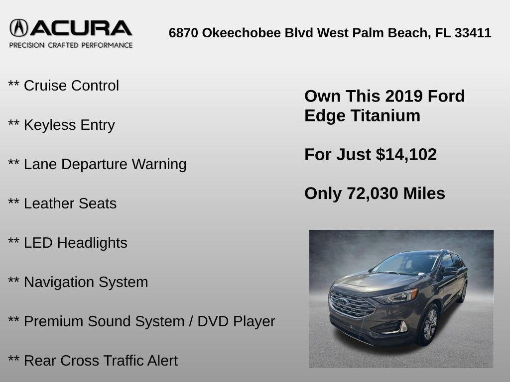 used 2019 Ford Edge car, priced at $14,102