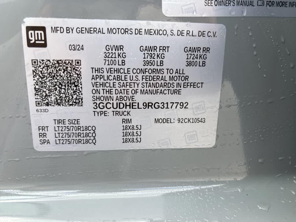 used 2024 Chevrolet Silverado 1500 car, priced at $58,288