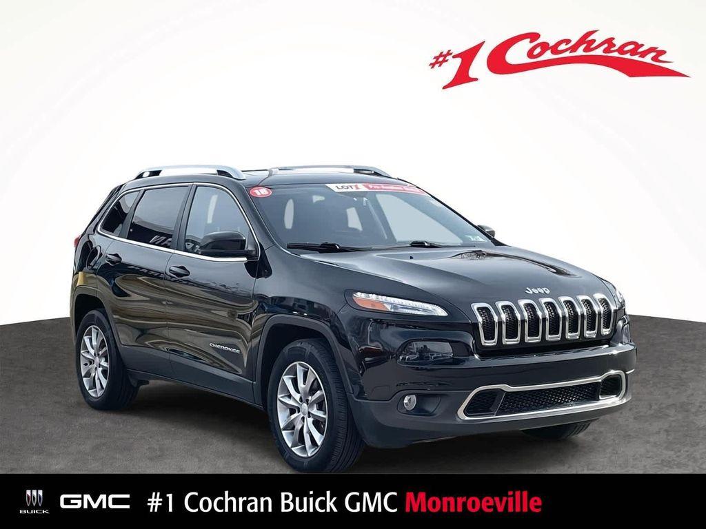 used 2018 Jeep Cherokee car, priced at $9,998