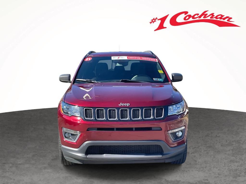 used 2021 Jeep Compass car, priced at $19,493
