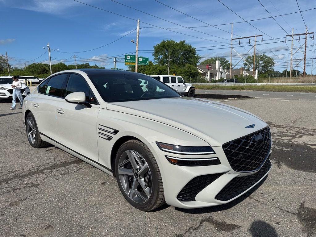 new 2025 Genesis G80 car, priced at $60,983