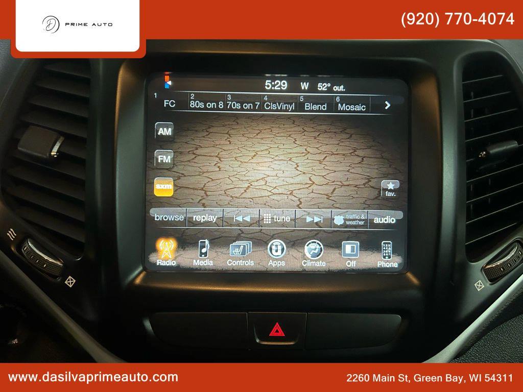 used 2016 Jeep Cherokee car, priced at $13,290