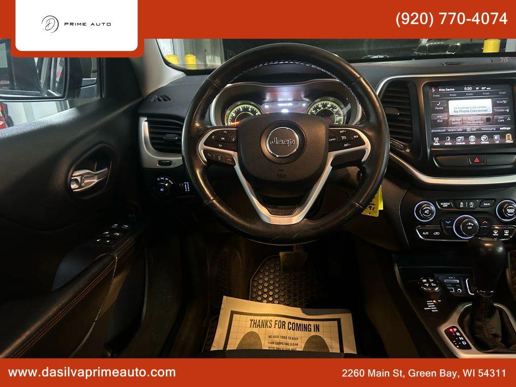 used 2016 Jeep Cherokee car, priced at $13,290