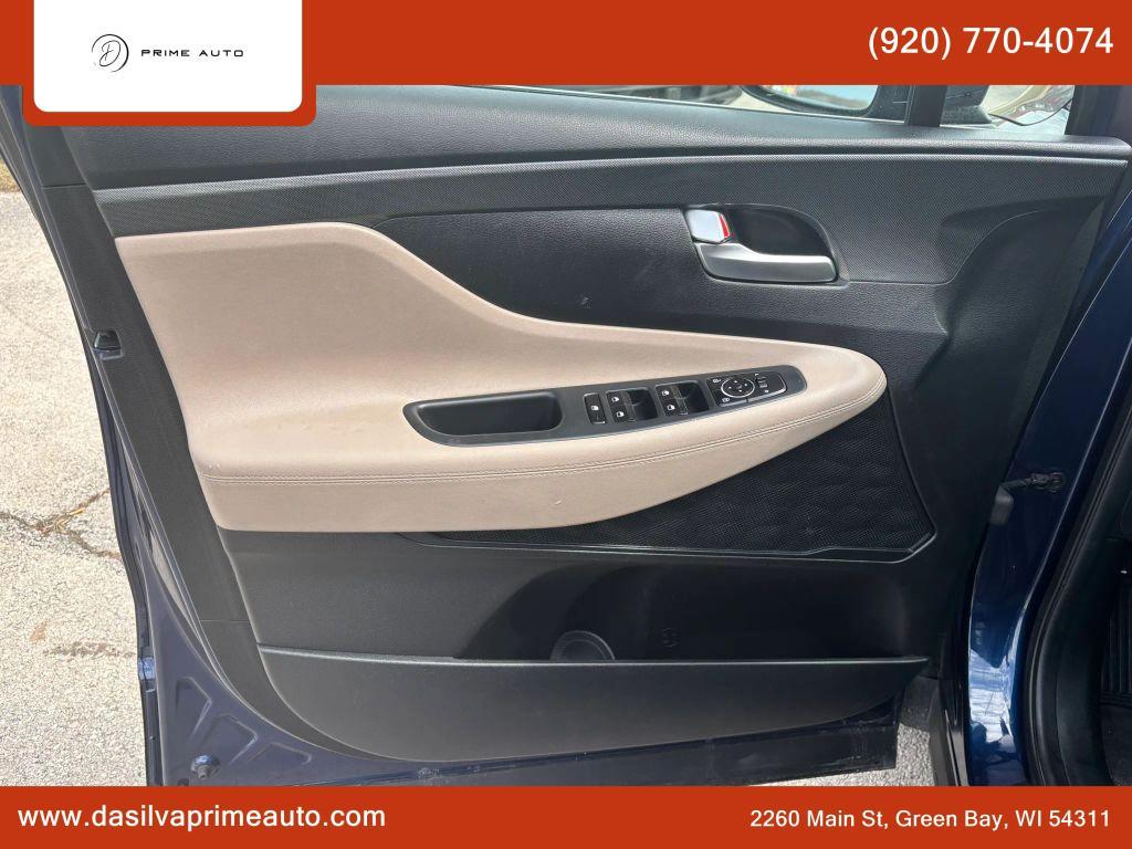 used 2021 Hyundai Santa Fe car, priced at $17,490