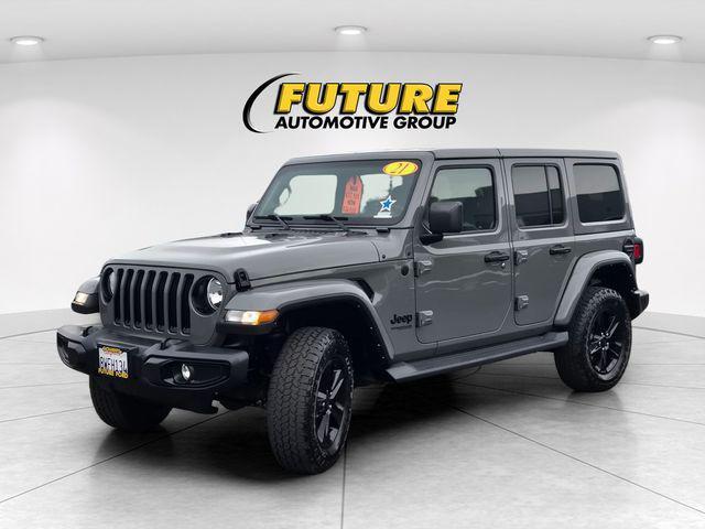 used 2021 Jeep Wrangler Unlimited car, priced at $35,510