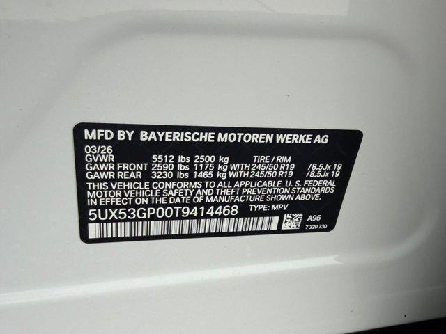 new 2026 BMW X3 car, priced at $59,850