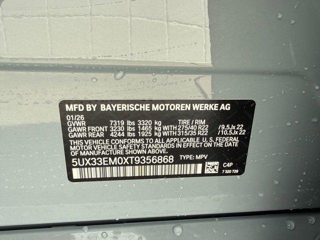 new 2026 BMW X7 car, priced at $124,800