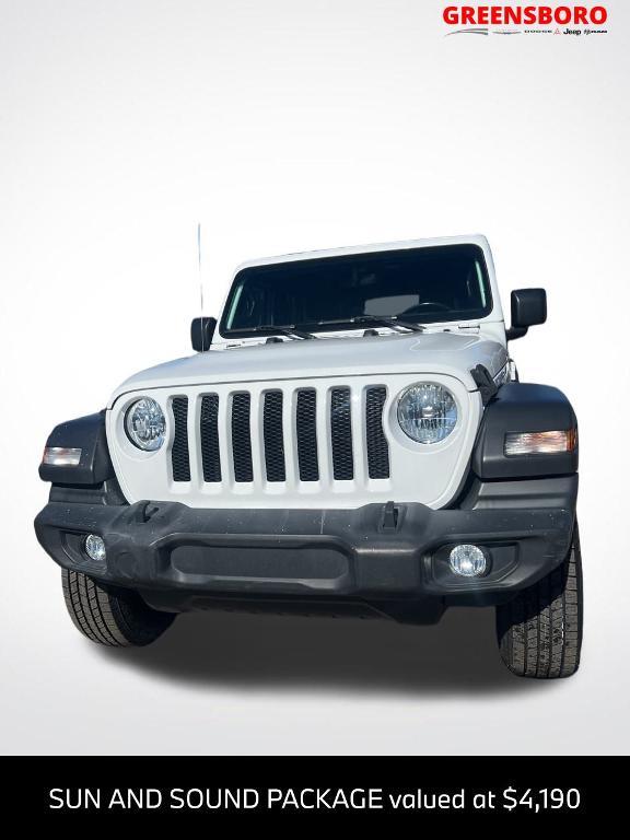 used 2021 Jeep Wrangler Unlimited car, priced at $23,000